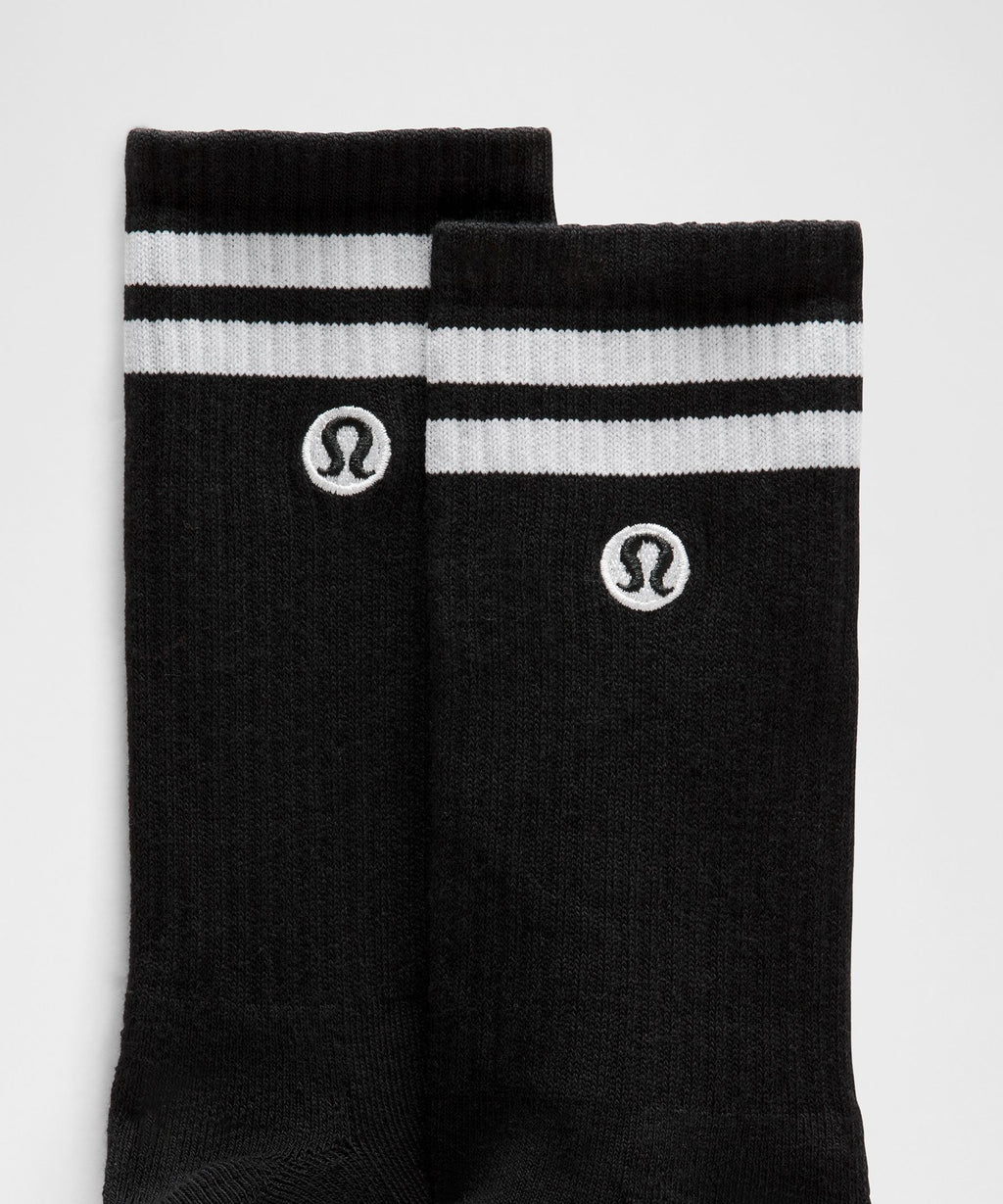Unisex Daily Essential Crew SocksStripe