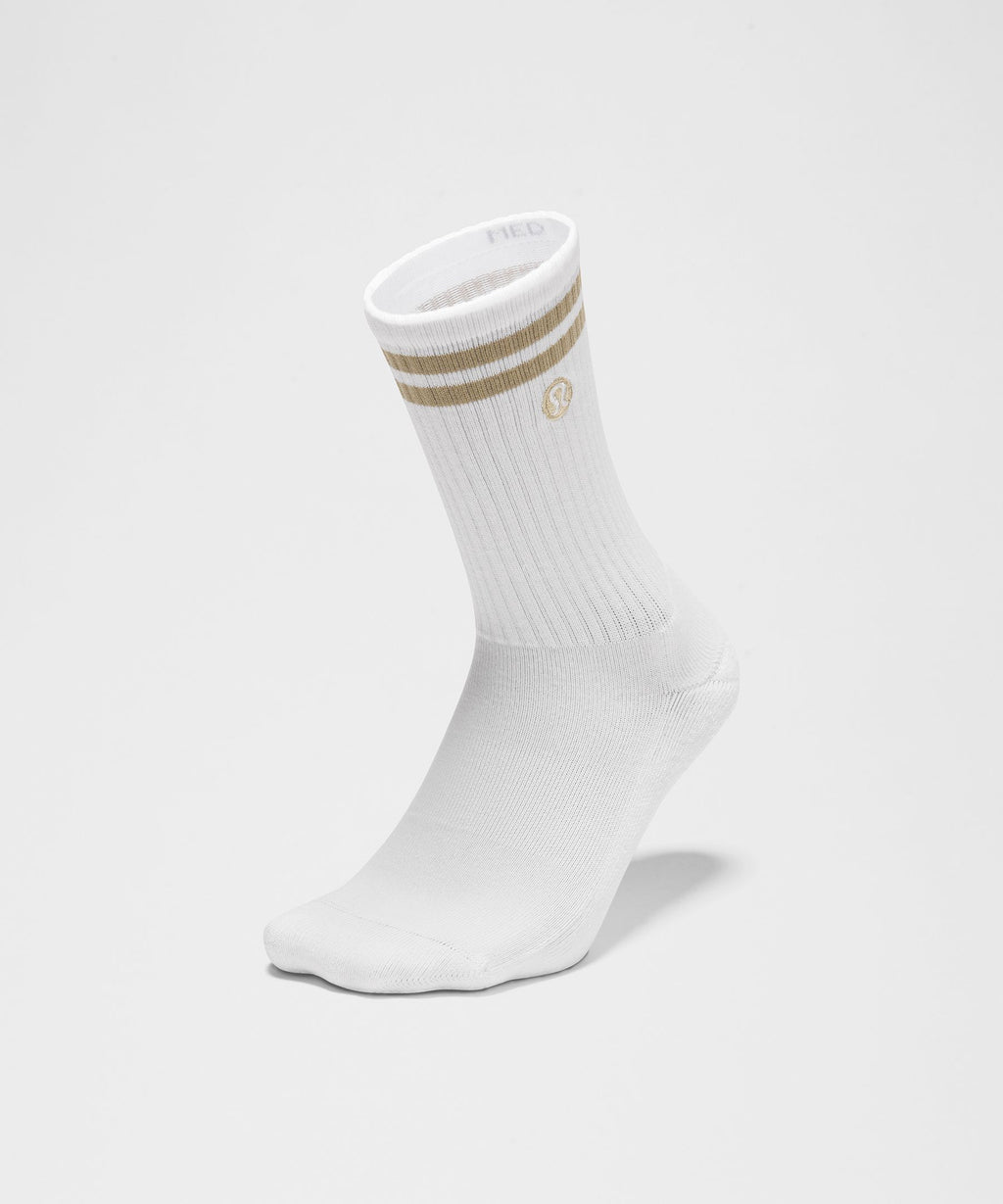 Unisex Daily Essential Crew SocksStripe