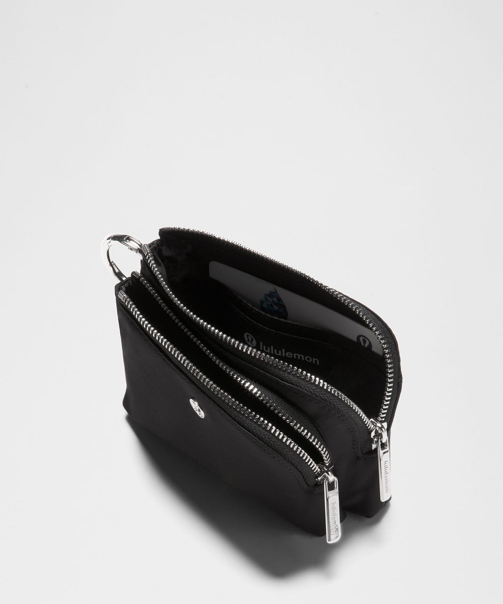 Double Zip Clippable Card Pouch