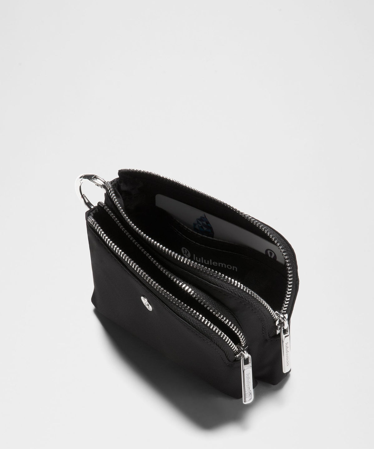 Double Zip Clippable Card Pouch