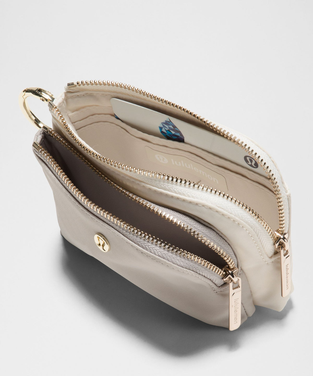 Double Zip Clippable Card Pouch