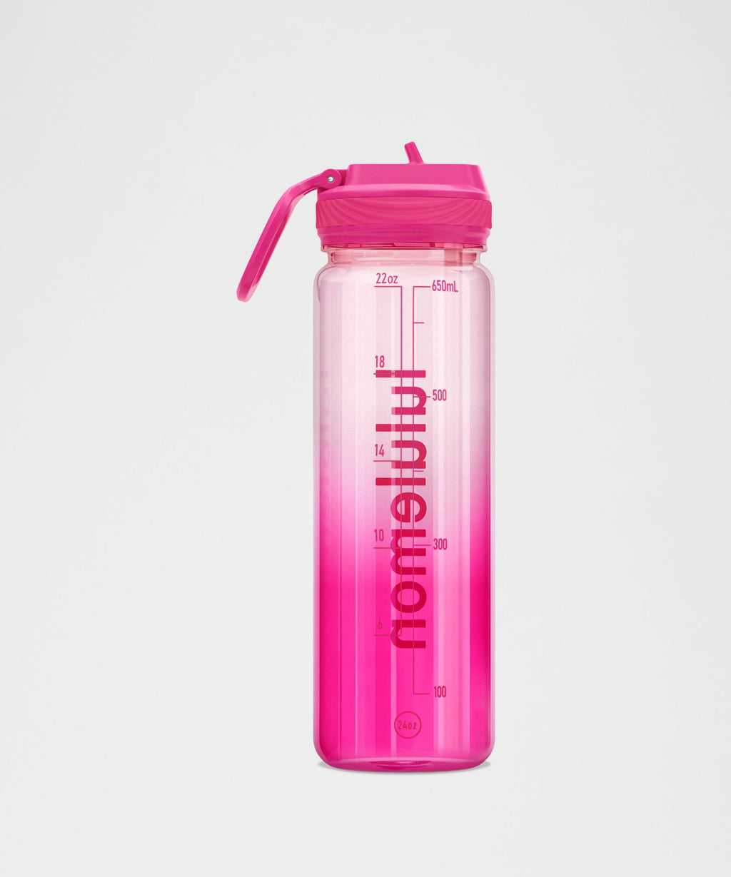 Back to Life Clear Bottle 24ozStraw Lid
