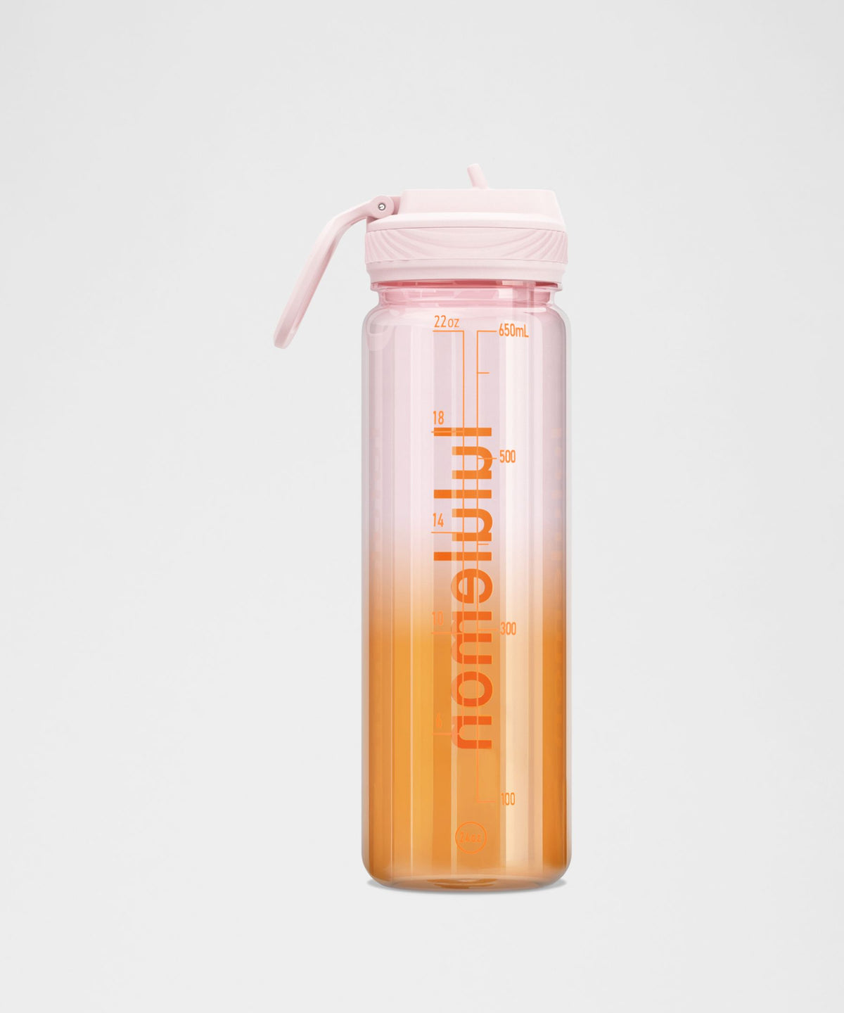 Back to Life Clear Bottle 24ozStraw Lid