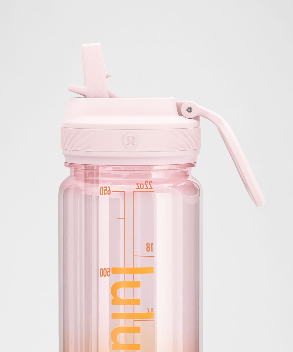 Back to Life Clear Bottle 24ozStraw Lid