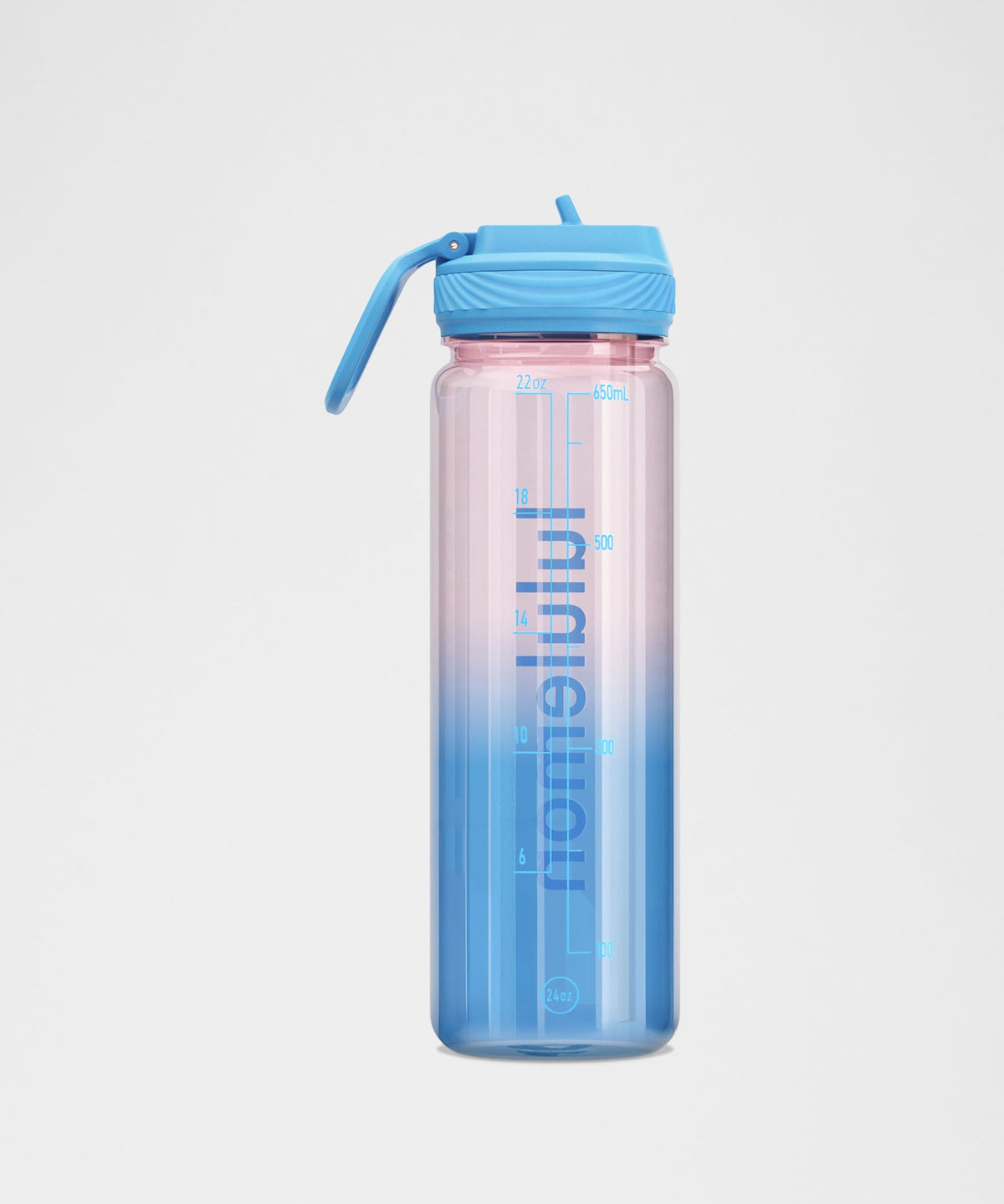Back to Life Clear Bottle 24ozStraw Lid