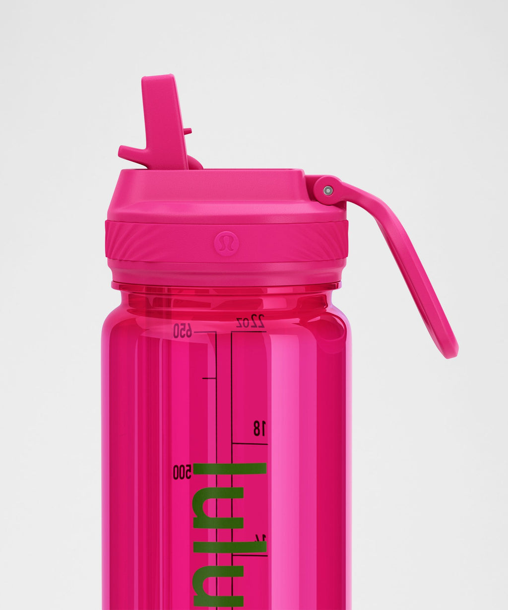 Back to Life Clear Bottle 24ozStraw Lid