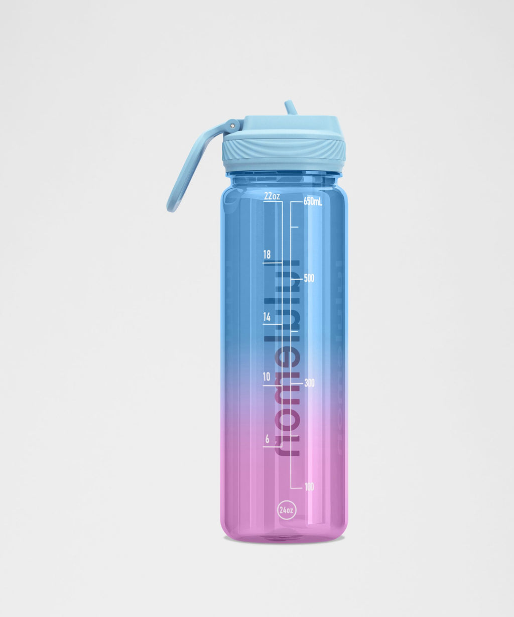 Back to Life Clear Bottle 24ozStraw Lid