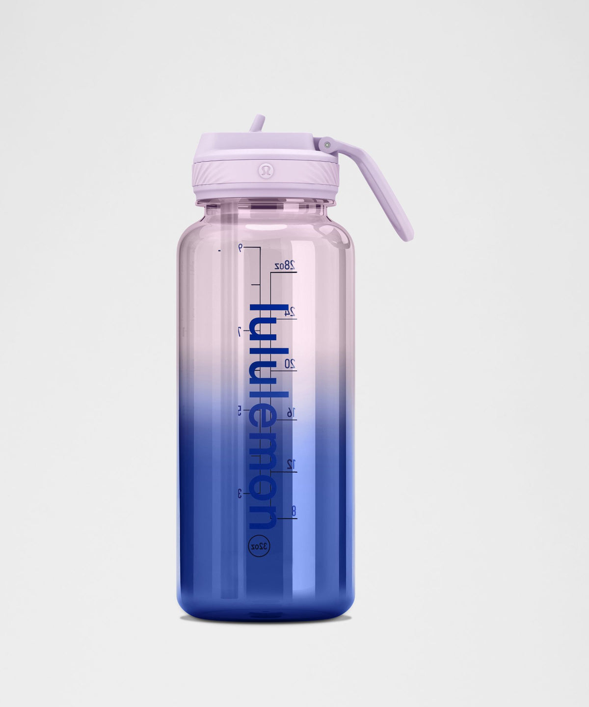 Back to Life Clear Bottle 32ozStraw Lid
