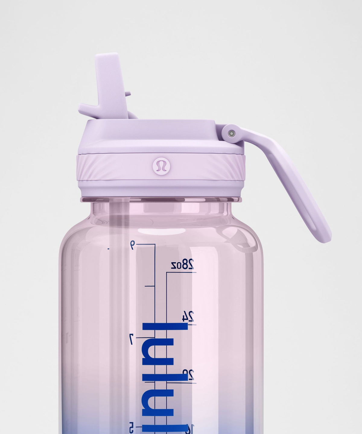 Back to Life Clear Bottle 32ozStraw Lid