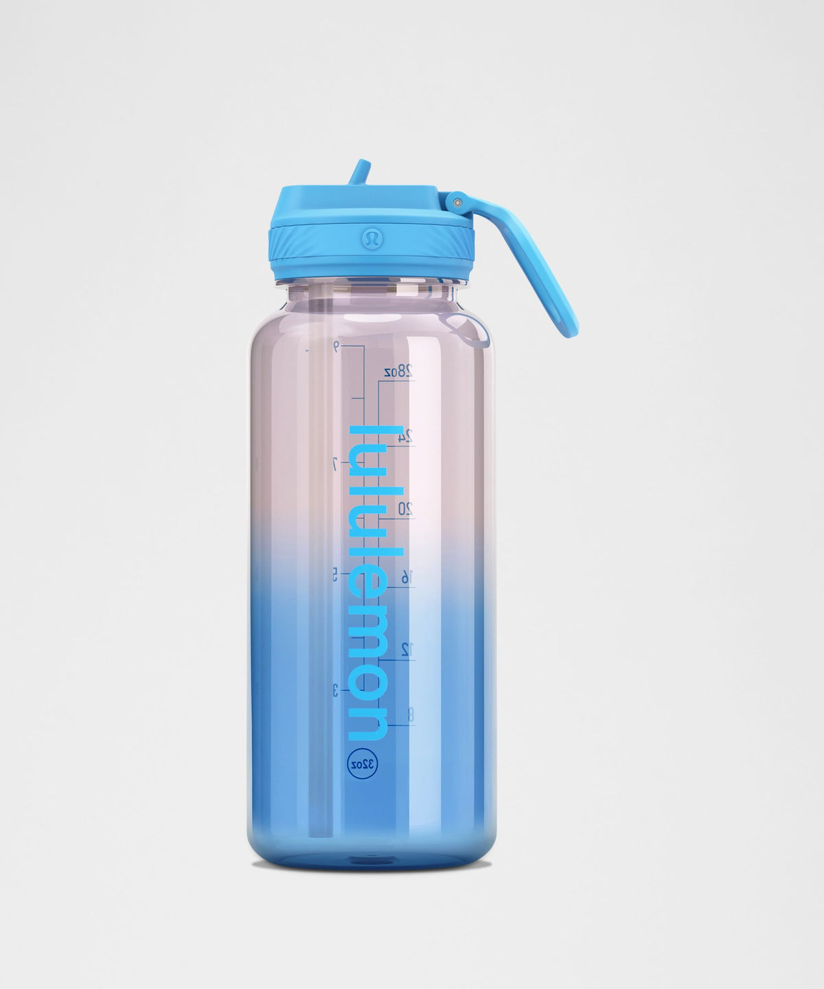 Back to Life Clear Bottle 32ozStraw Lid