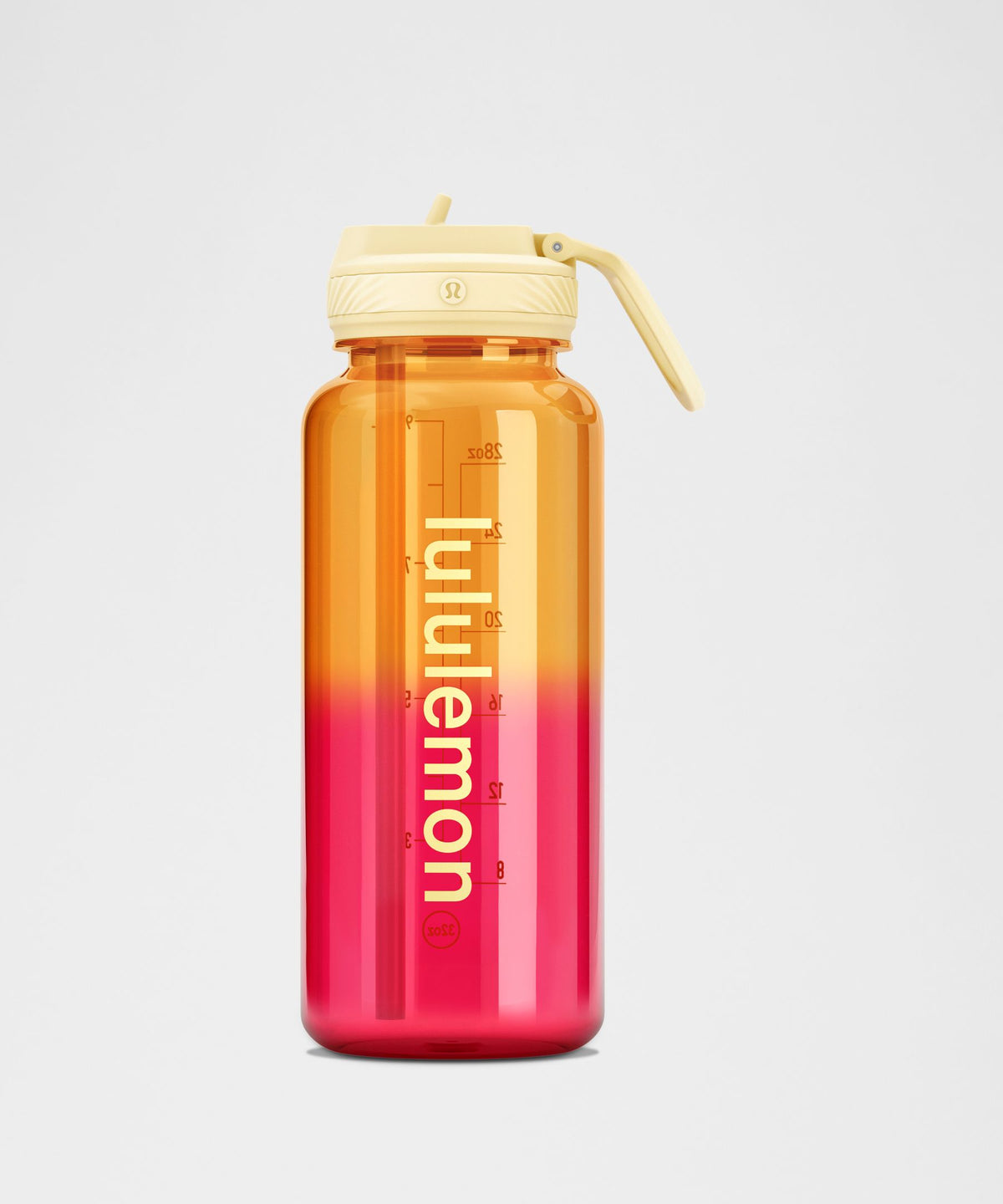 Back to Life Clear Bottle 32ozStraw Lid