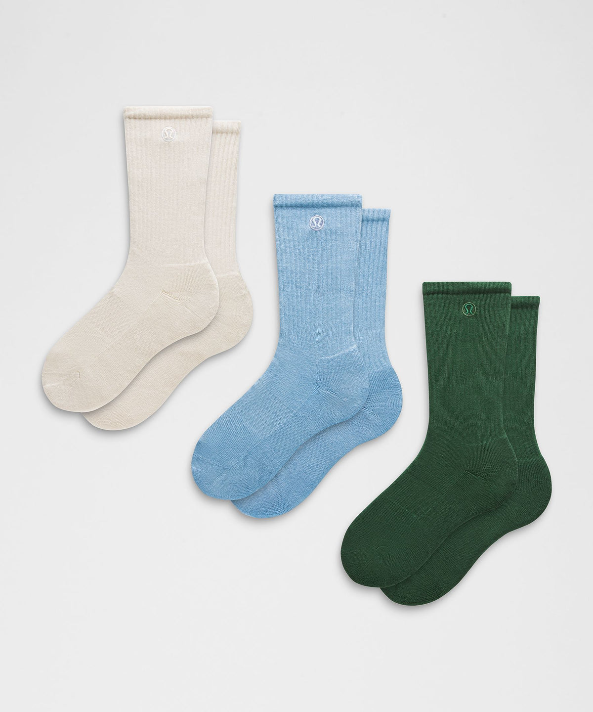 Unisex Daily Essential Crew Socks3 Pack
