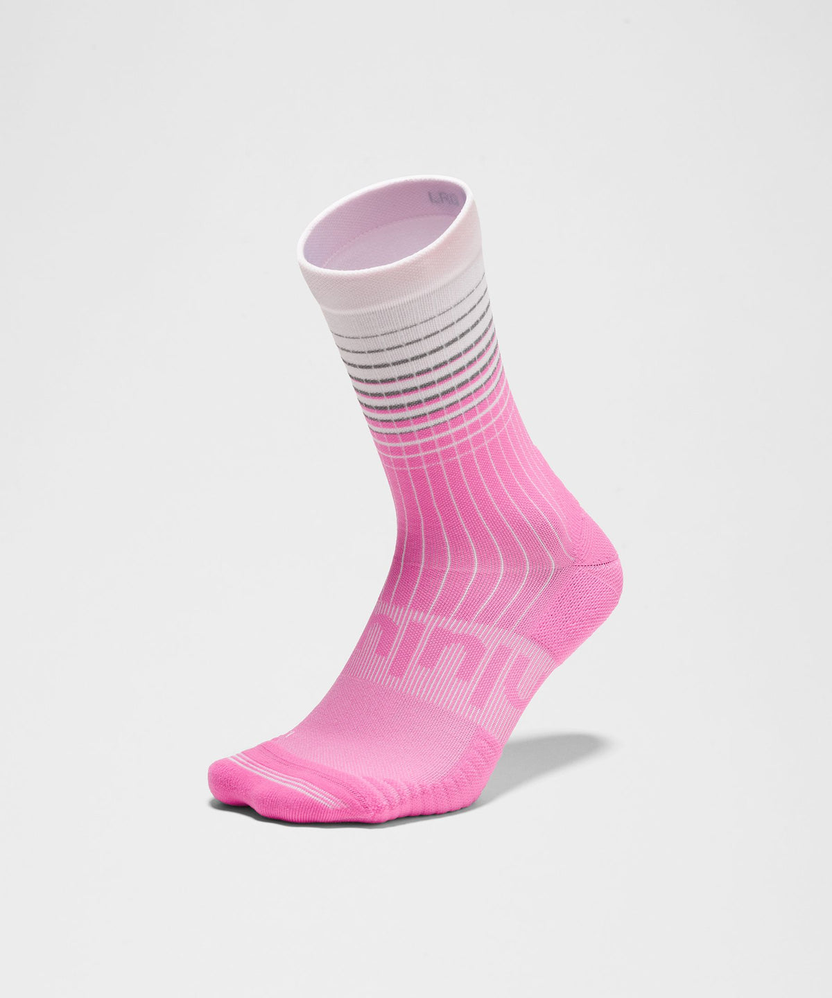 Unisex Power Stride Crew SocksReflective Grid