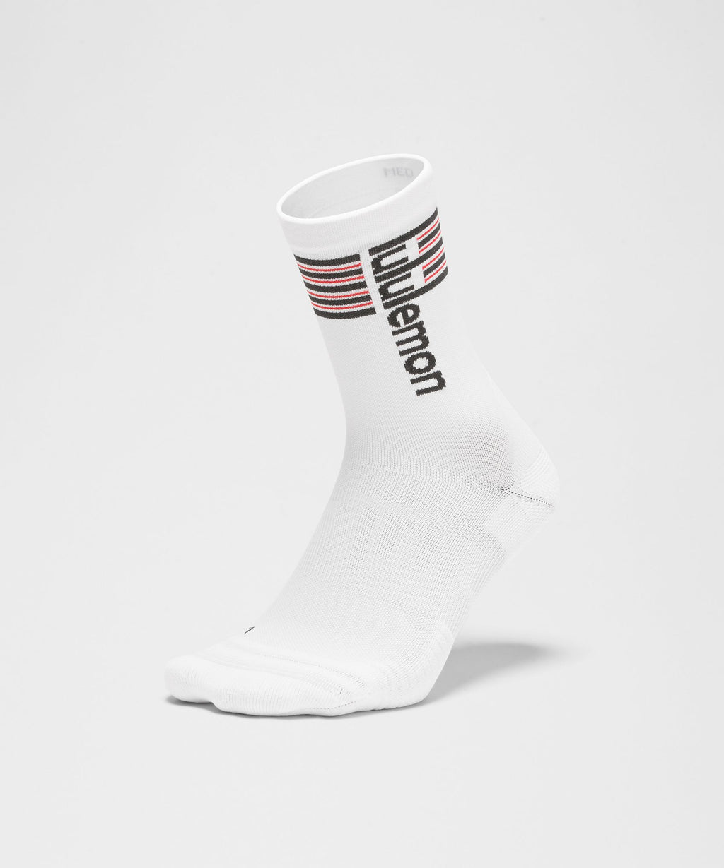 Unisex Power Stride Crew SocksStripe