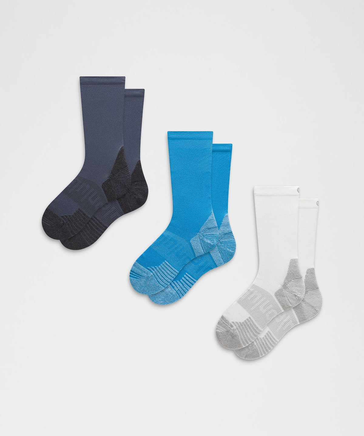 Unisex Power Stride Cushion Crew Socks3 Pack