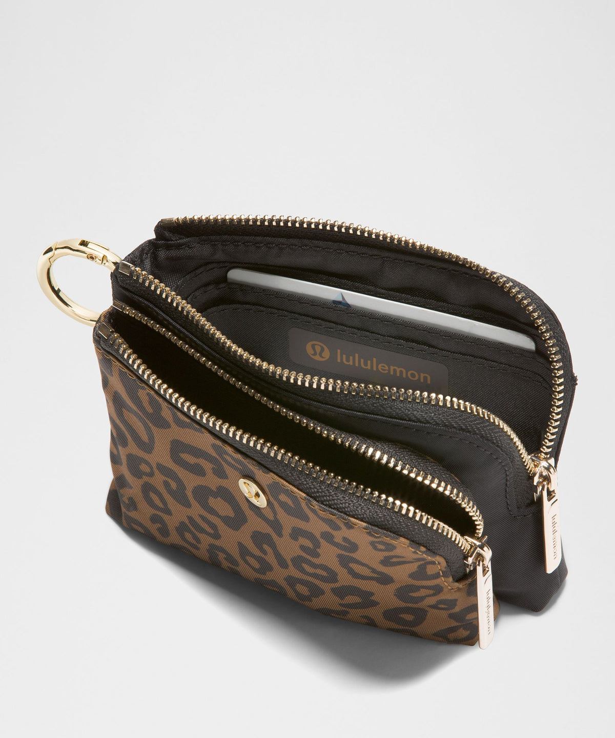 Double Zip Clippable Card Pouch