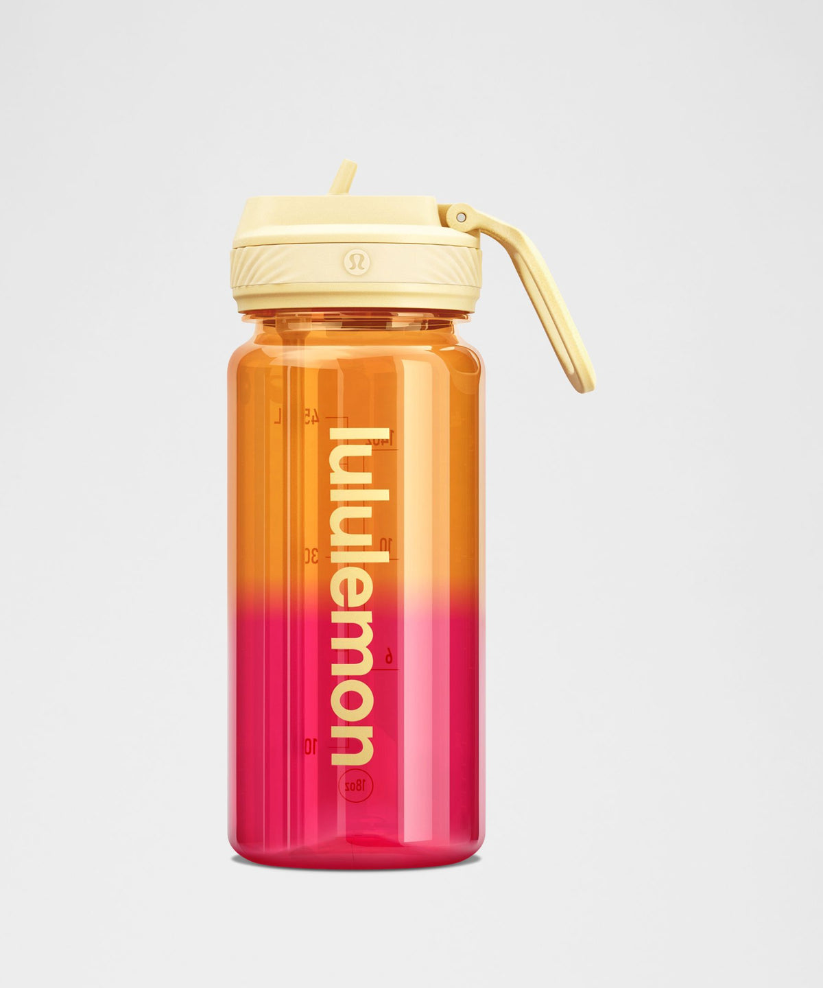 Back to Life Clear Bottle 18oz Straw LidOmbre