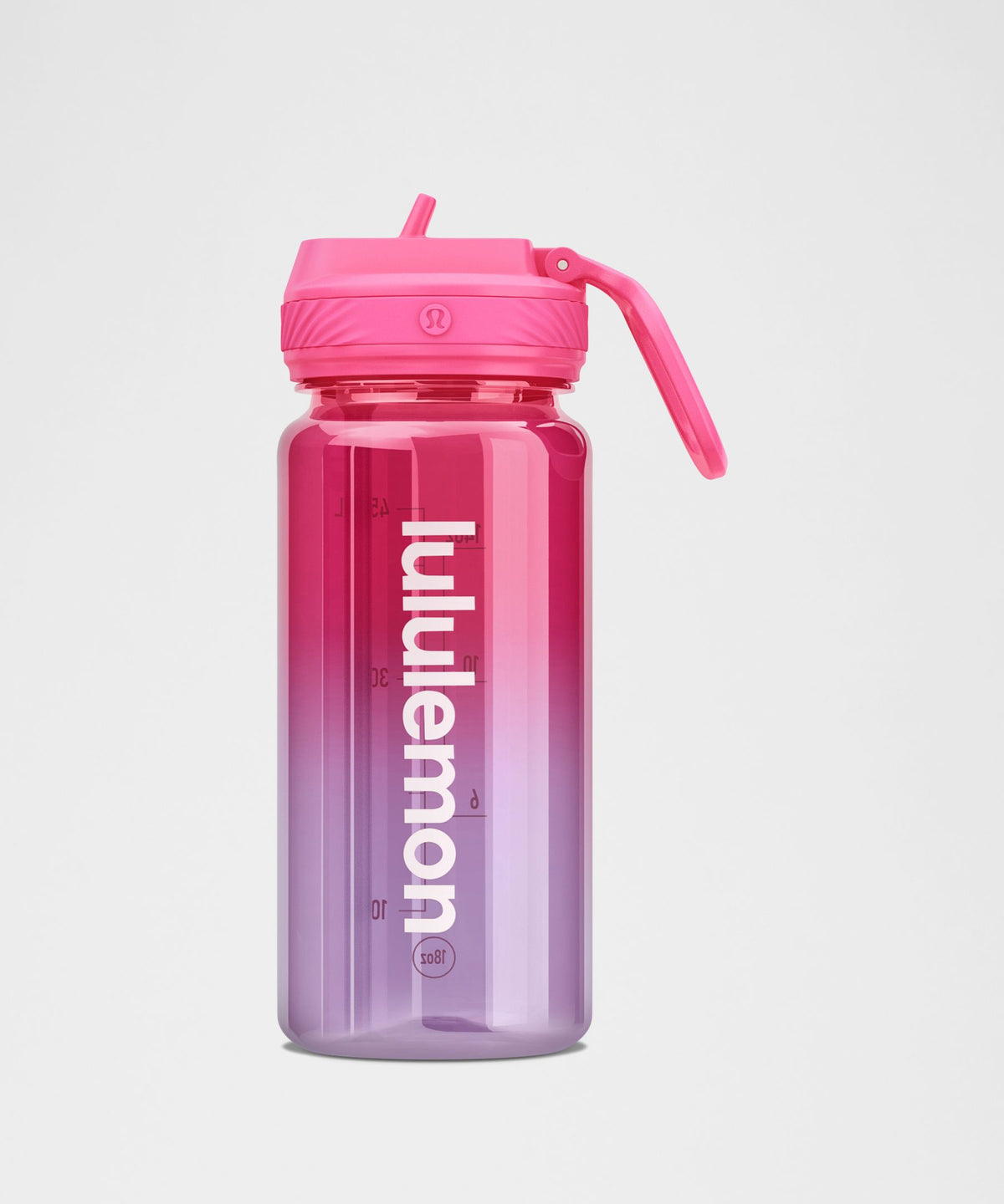 Back to Life Clear Bottle 18oz Straw LidOmbre