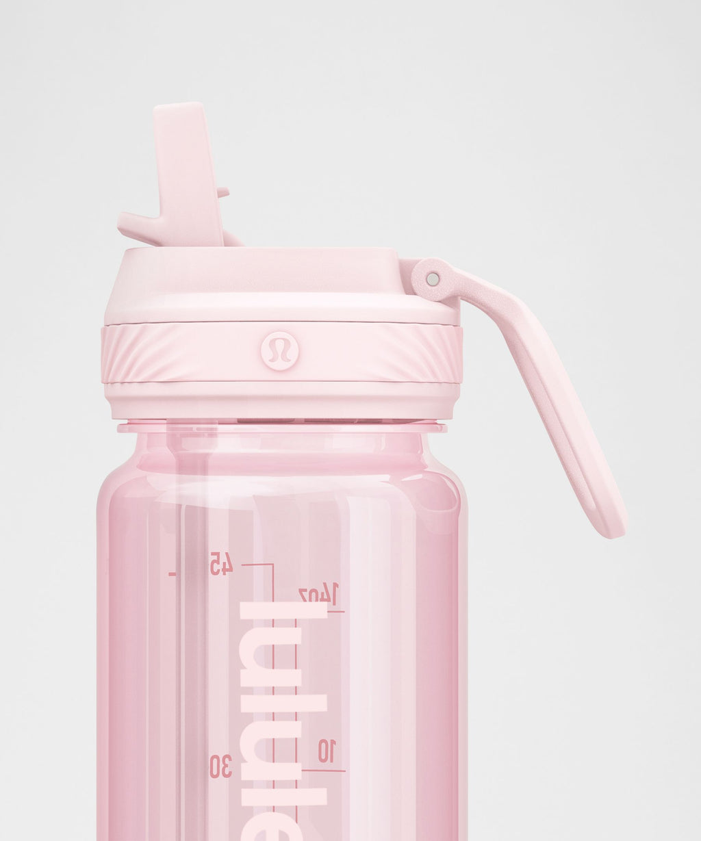 Back to Life Clear Bottle 18ozStraw Lid