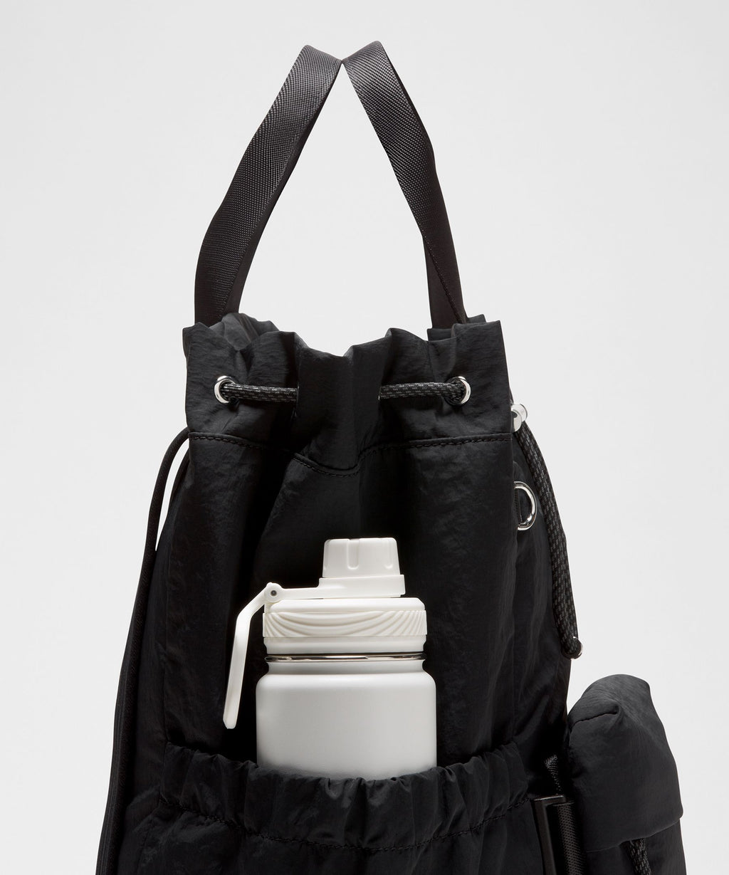2-in-1 Drawstring Bucket Bag