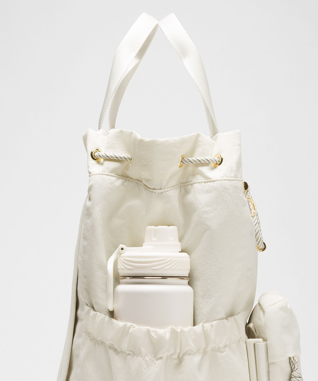 2-in-1 Drawstring Bucket Bag