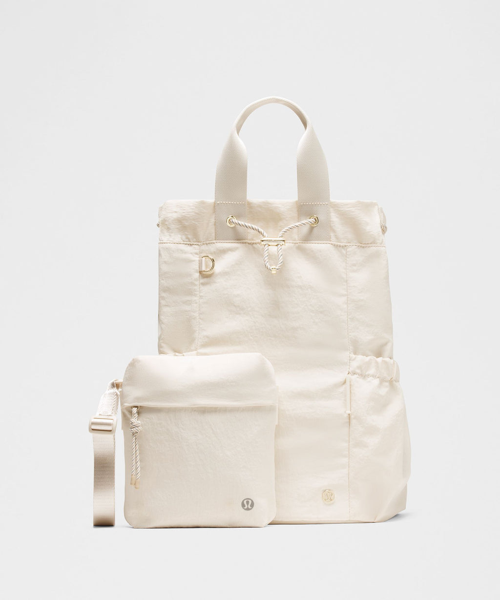 2-in-1 Drawstring Bucket Bag