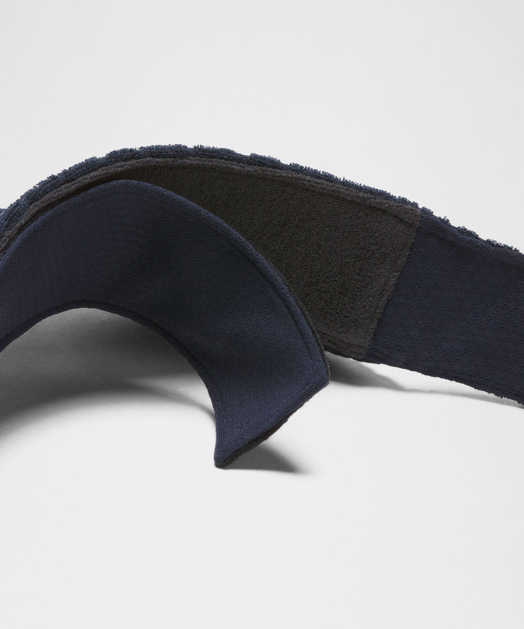 Removable Sweatband Terry Jacquard Visor