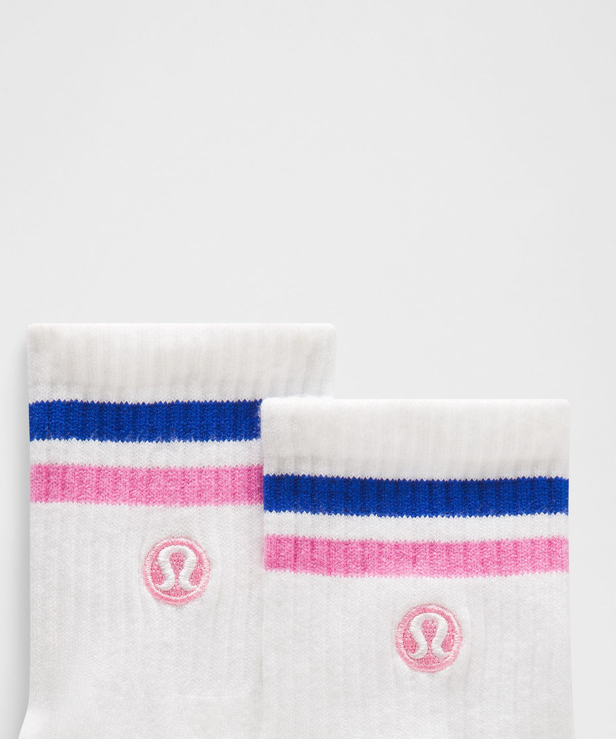 Unisex Daily Essential Quarter SocksStripe