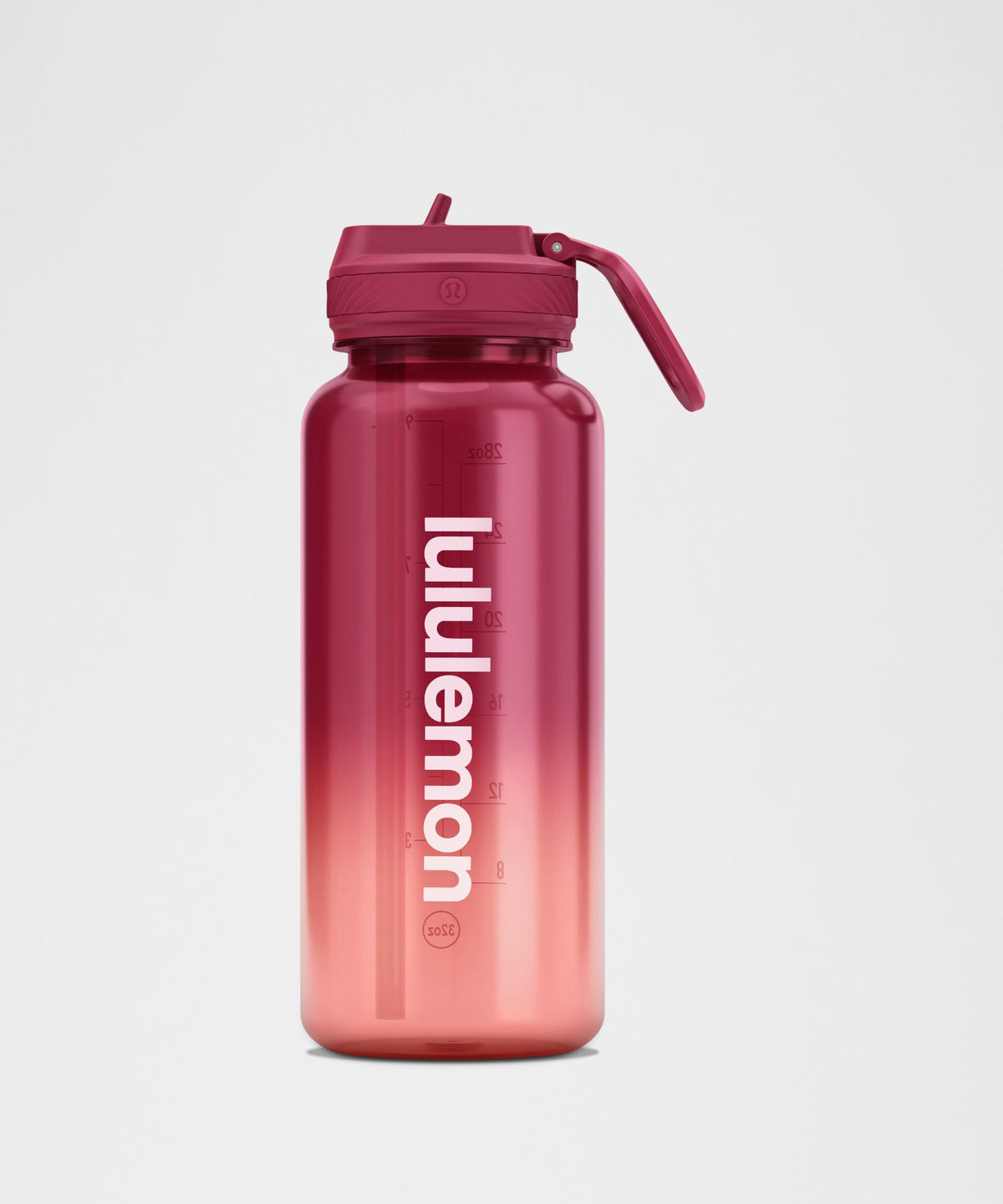 Back To Life Clear Bottle 32oz Straw LidOmbre