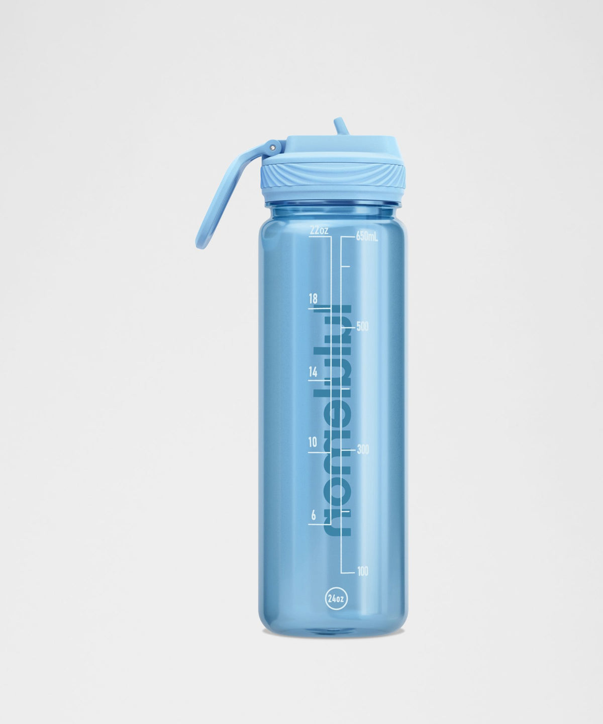 Back to Life Clear Bottle 24ozStraw Lid