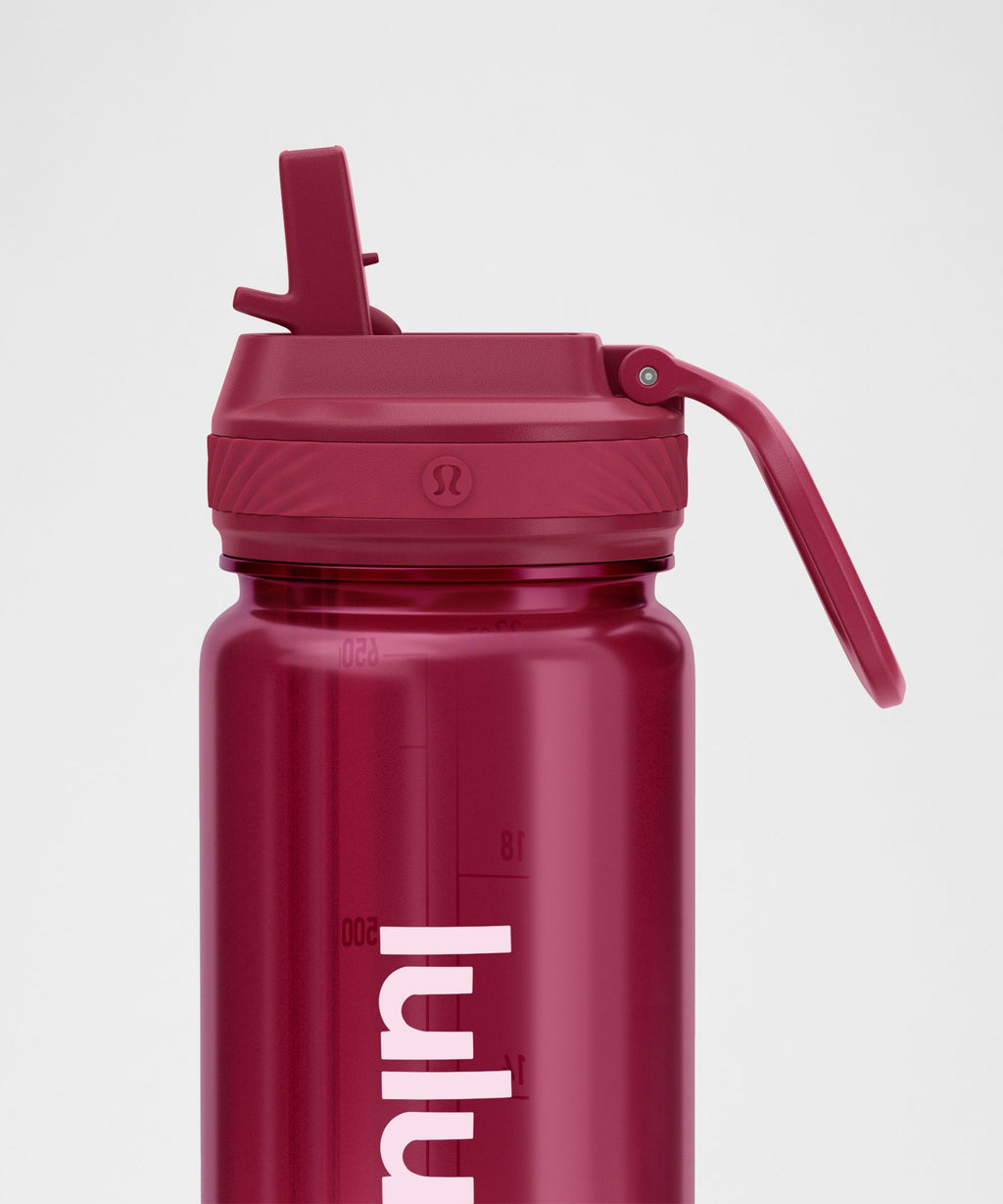 Back to Life Clear Bottle 24ozStraw Lid