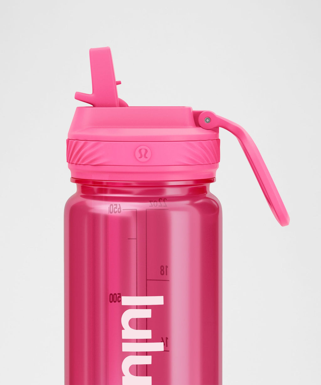 Back to Life Clear Bottle 24ozStraw Lid