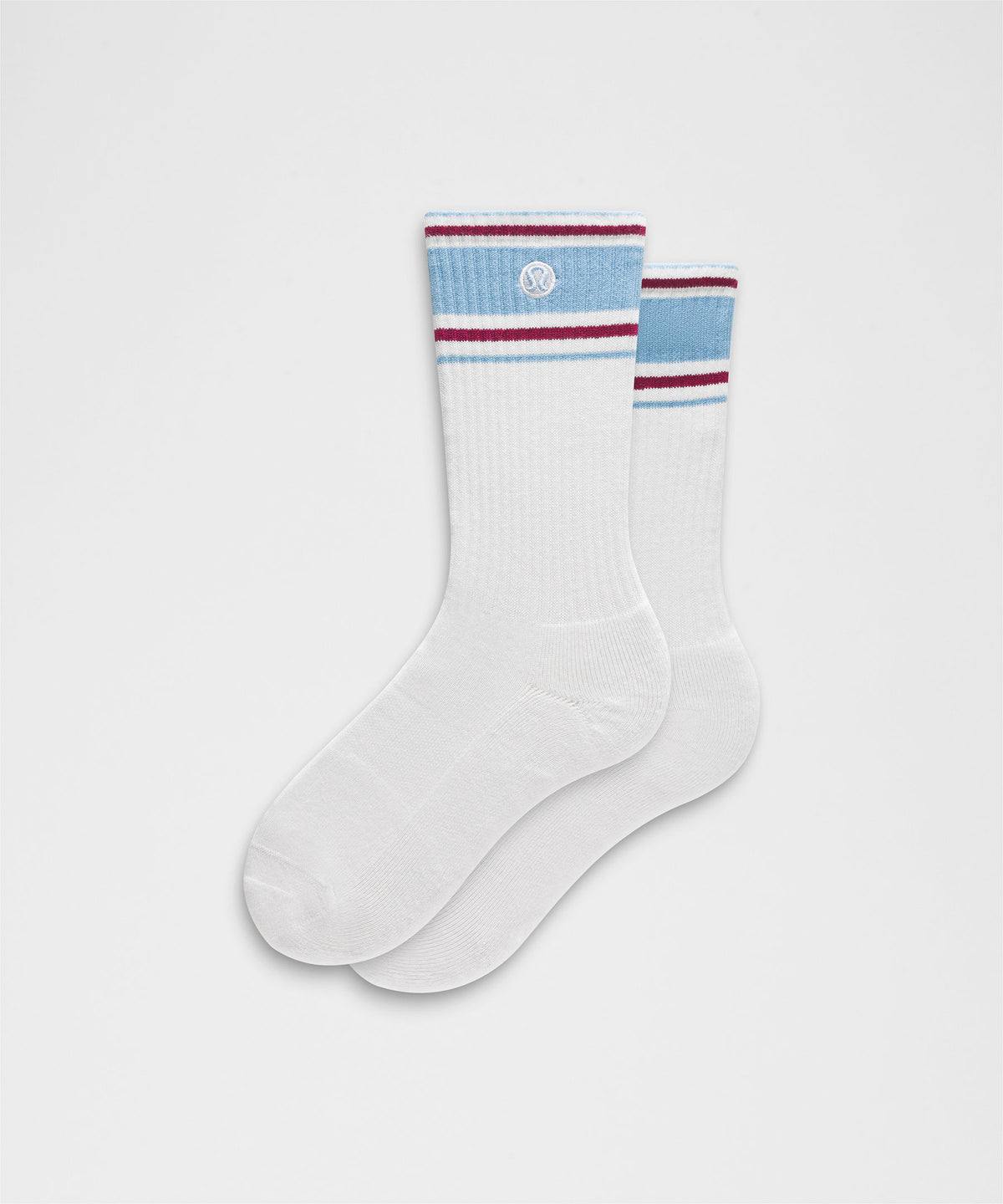 Unisex Daily Essential Crew SocksRetro Stripe