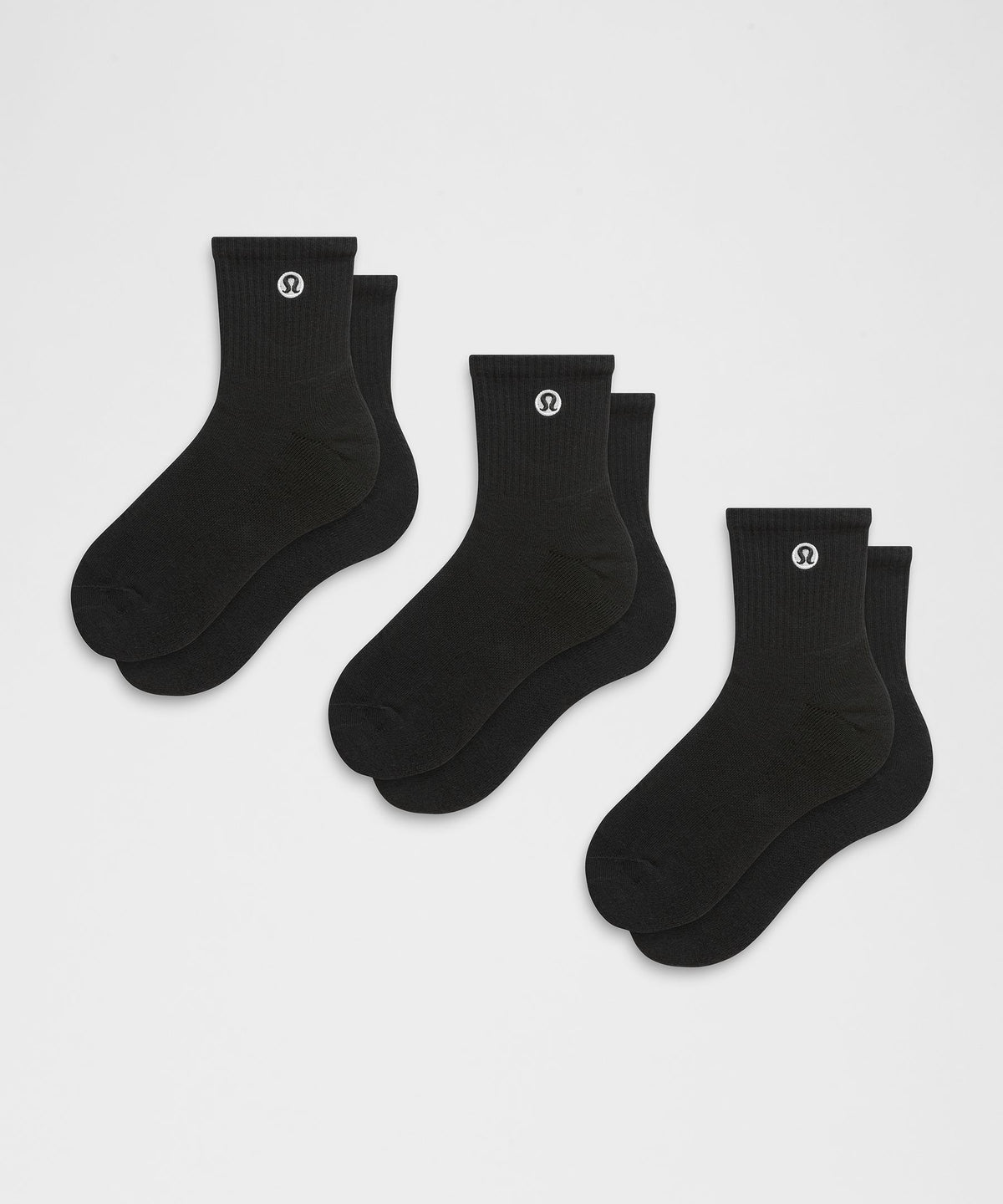 Unisex Daily Essential Quarter Socks3 Pack