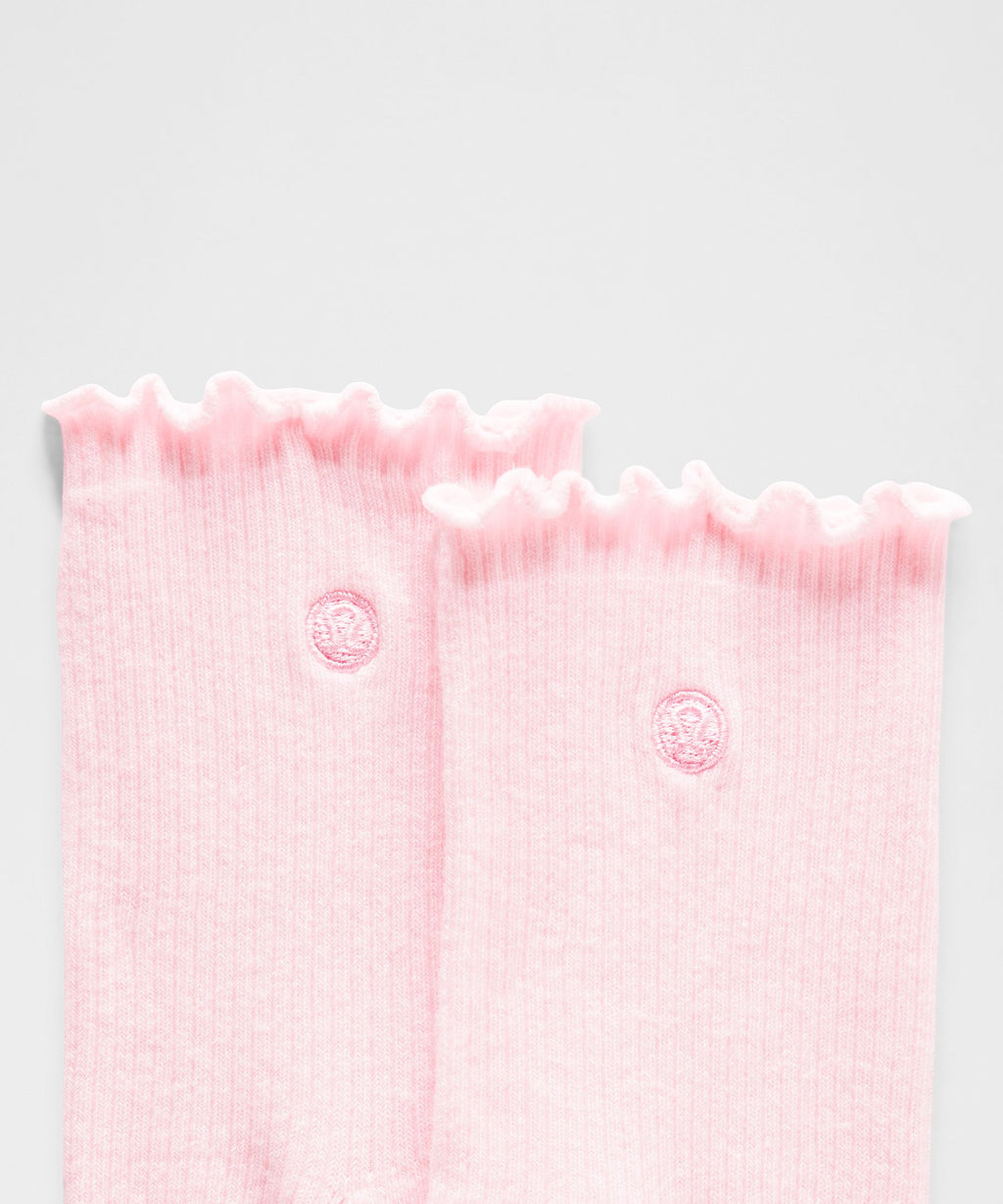 Unisex Lettuce Edge Quarter Socks