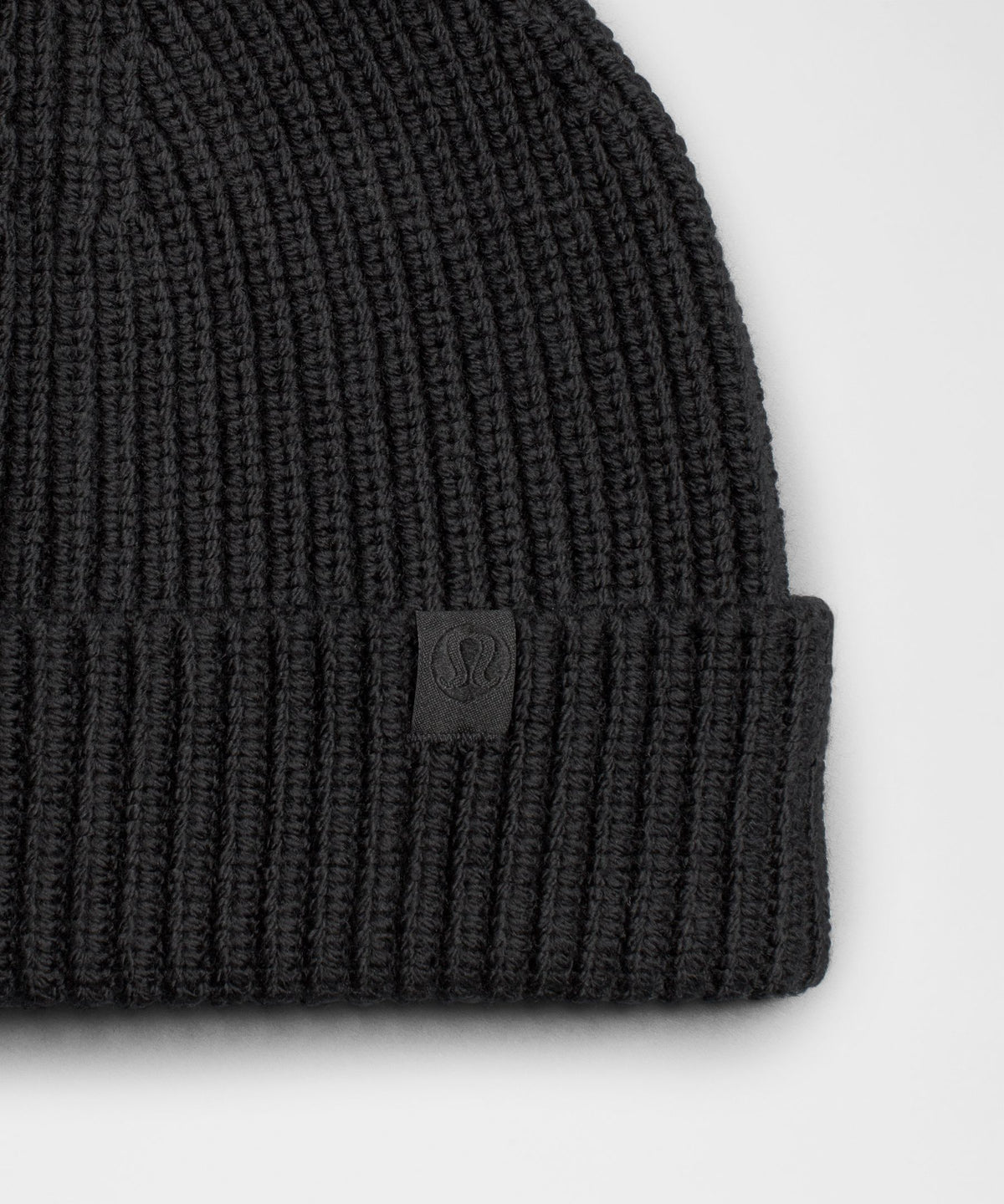Close-Fit Wool-Blend Ribbed Knit BeanieEmbroidered Logo