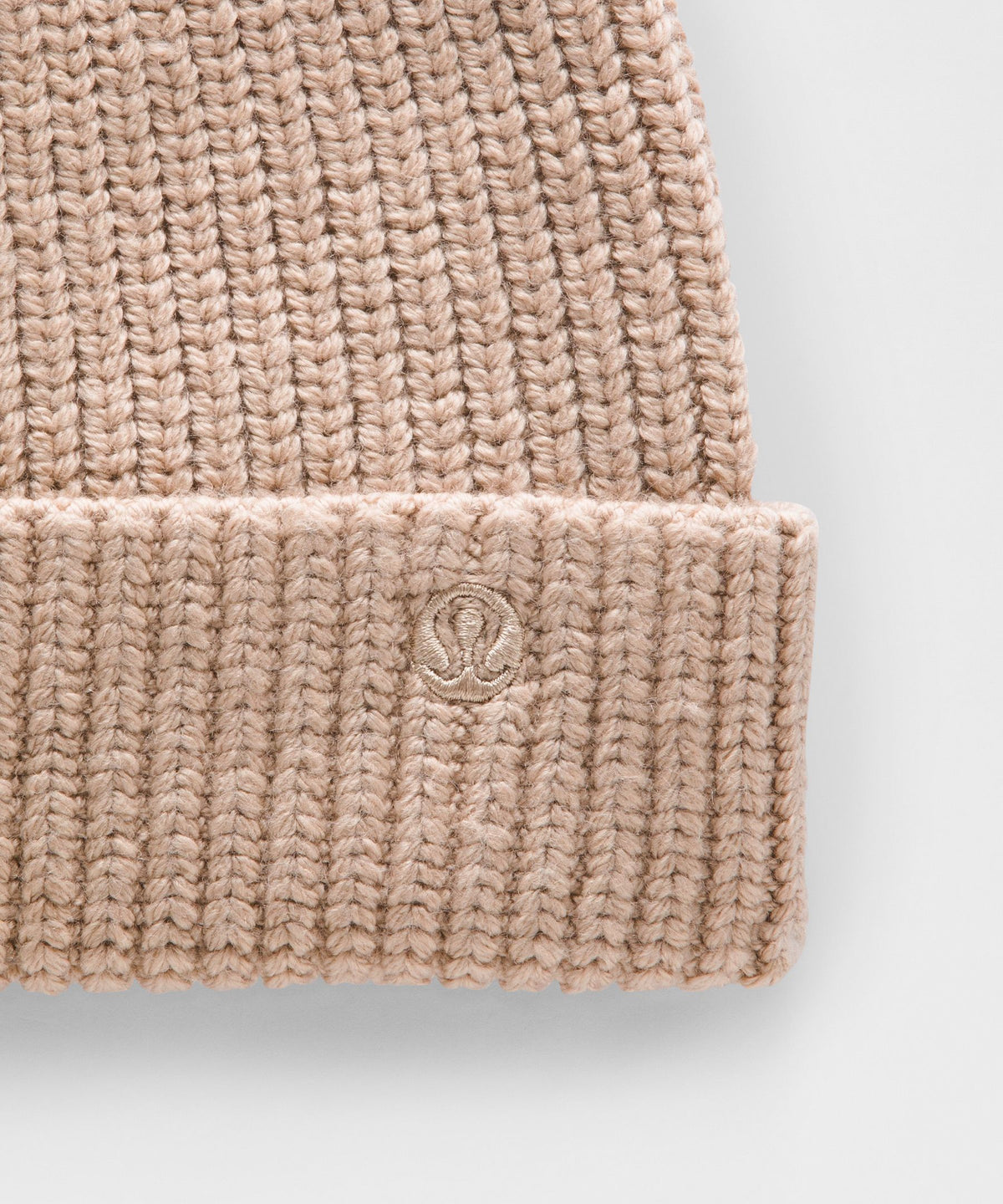 Close-Fit Wool-Blend Ribbed Knit BeanieEmbroidered Logo