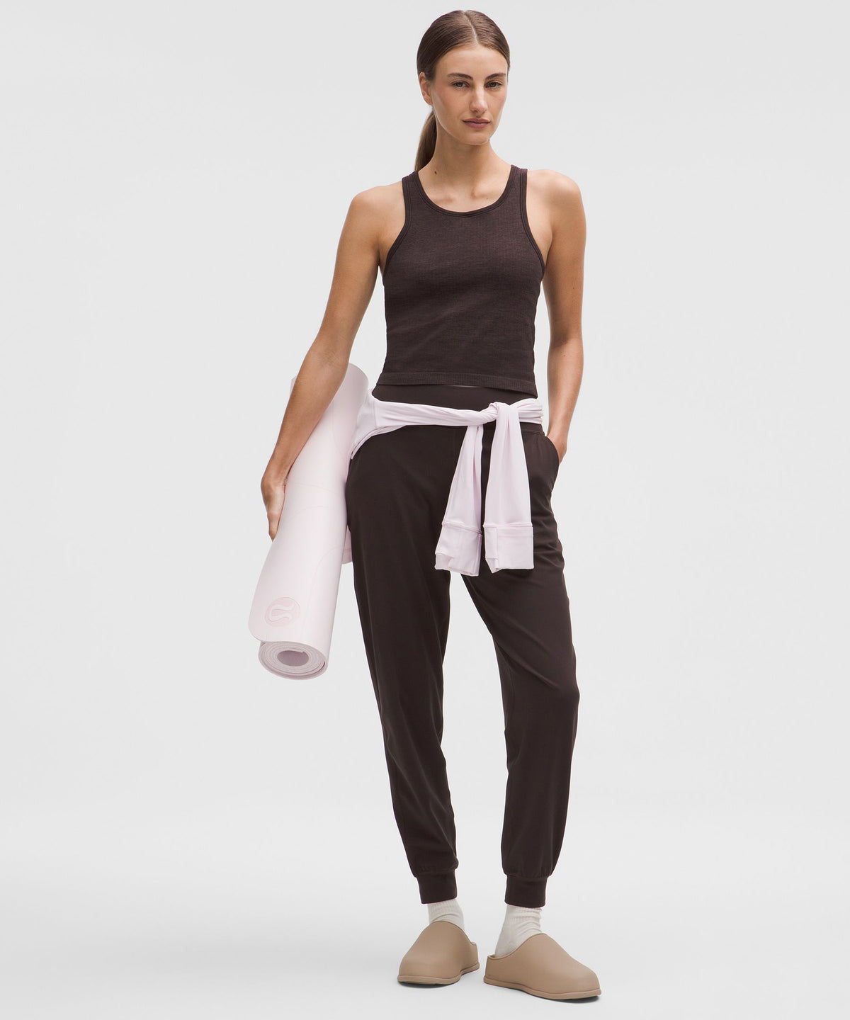 Ebb to Street Cropped Racerback Tank TopLight Support, B/C Cup
