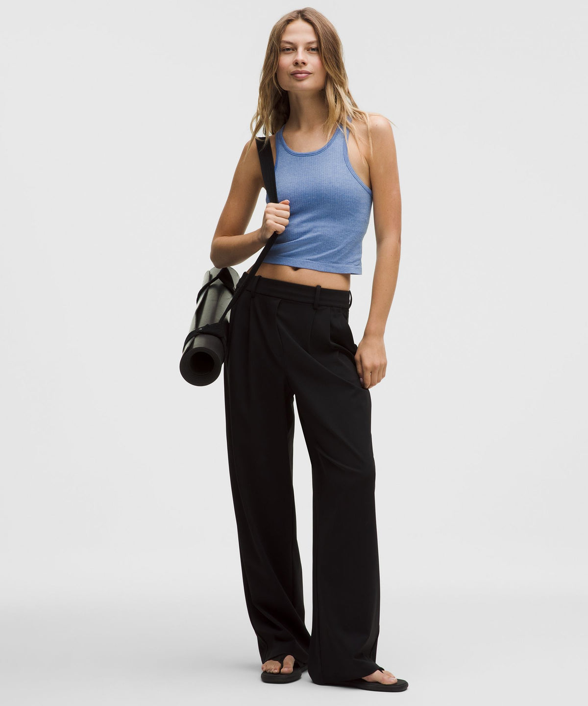 Ebb to Street Cropped Racerback Tank TopLight Support, B/C Cup