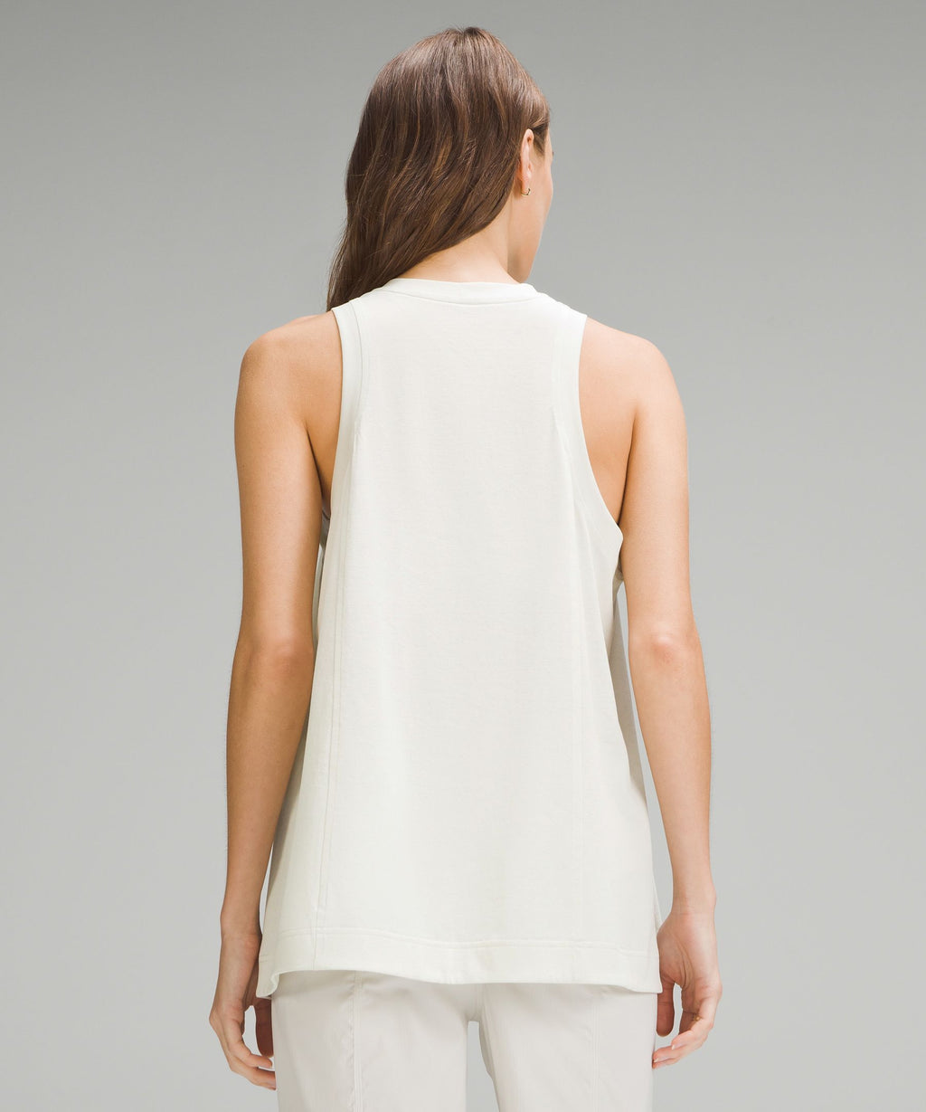 Sheer Crewneck Tank Top