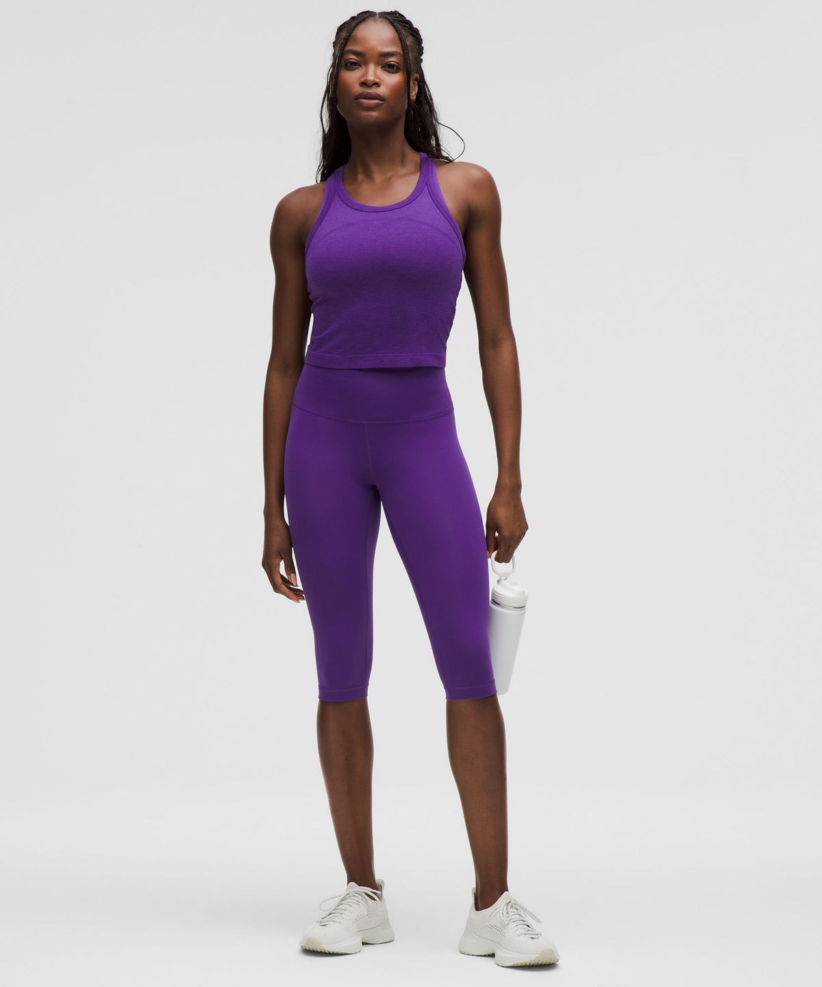 Swiftly Tech Cropped Racerback Tank Top 2.0