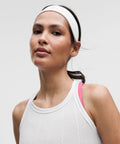 Swiftly Pointelle Cropped Racerback Tank Top