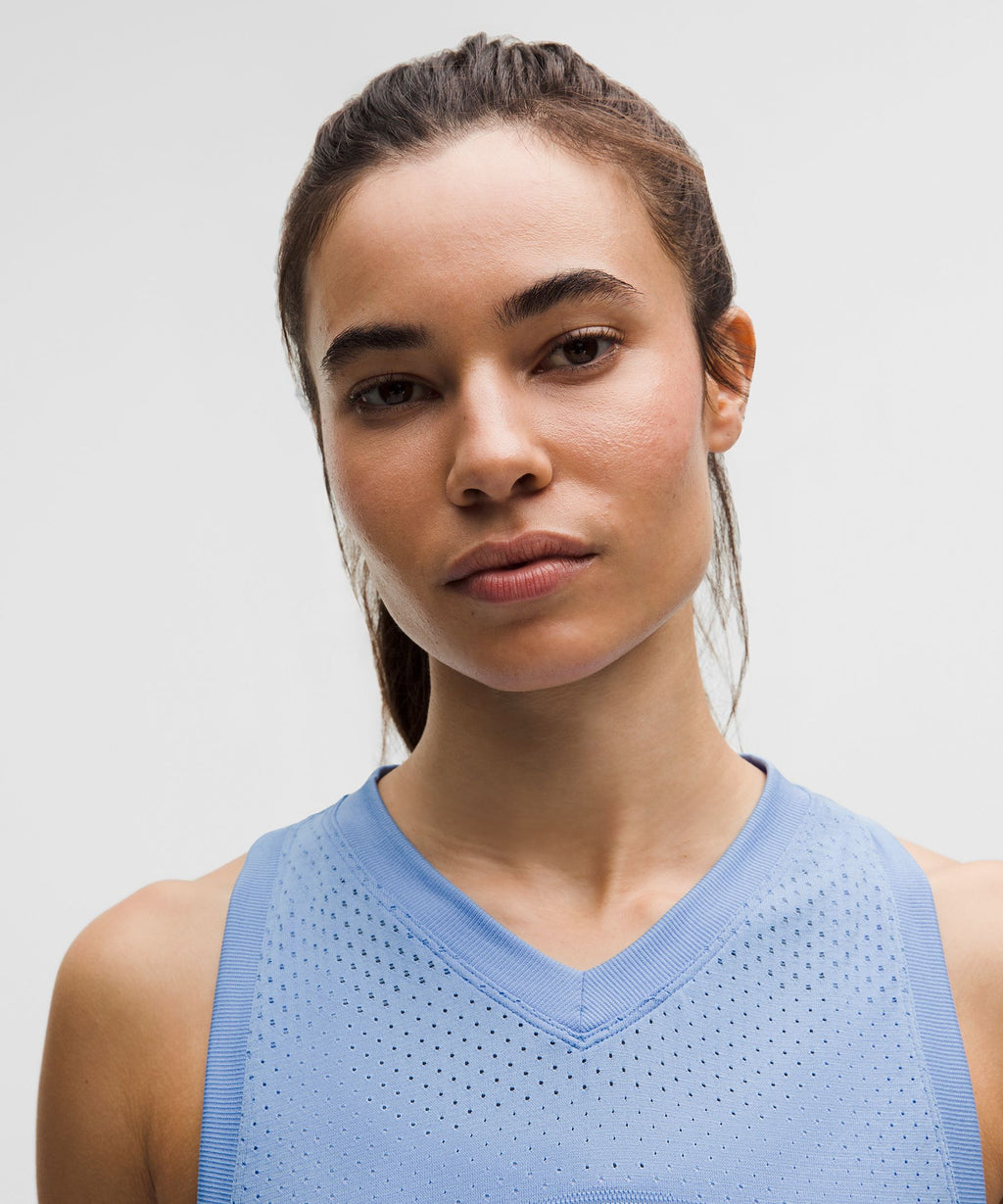 Swiftly Open-Hole V-Neck Tank Top