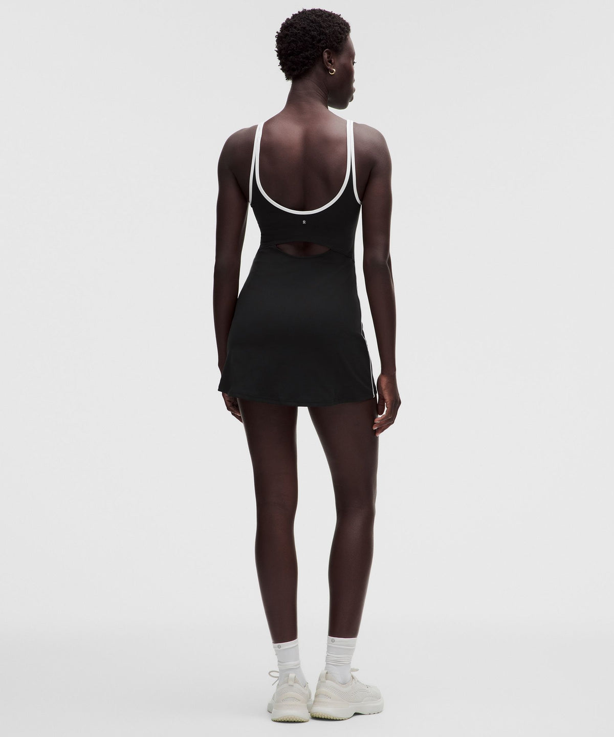 Scoop-Neck Cutout Tennis Dress