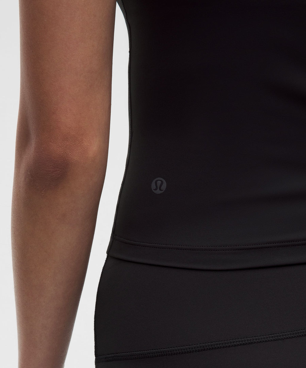 Mockneck Shelf Tank Top Light Support, B/C CupStripe