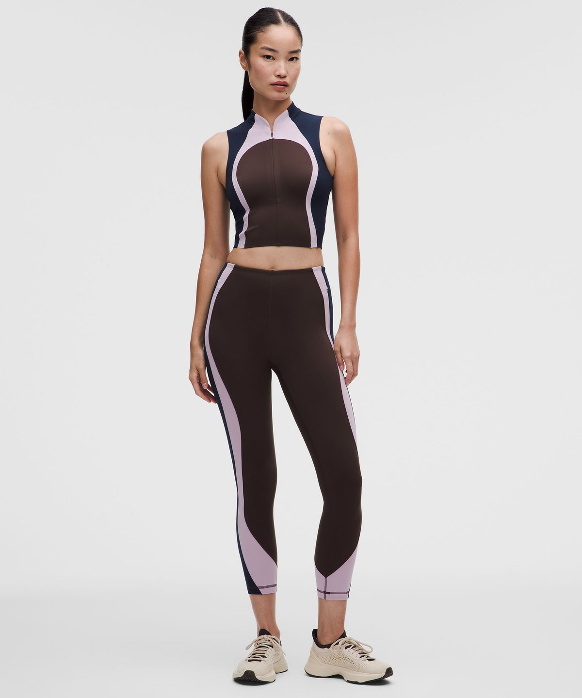 Ultralu™ Zip-Front Cropped Tank Top