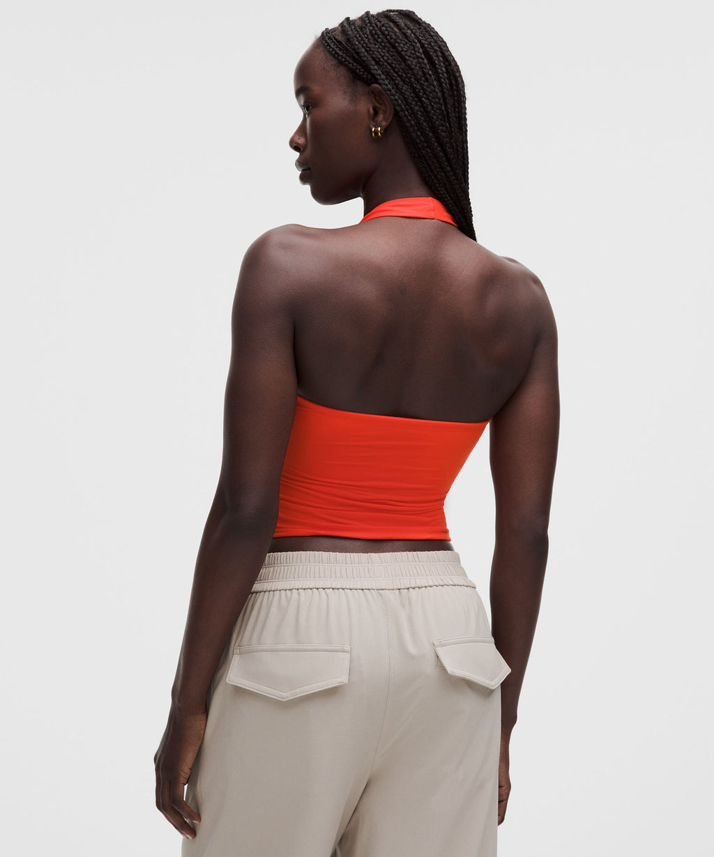 Wundermost Ultra-Soft Nulu Halter Tank Top