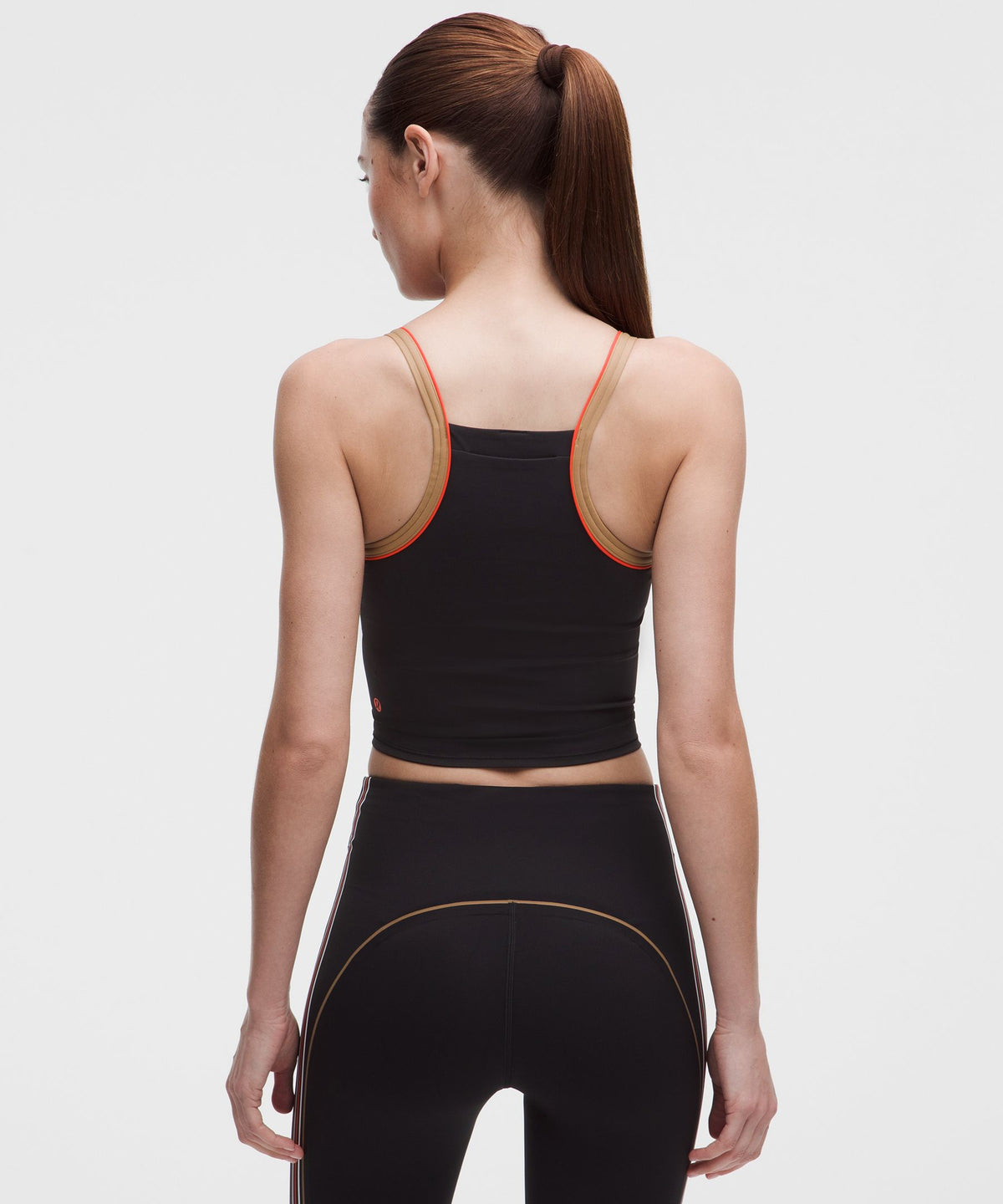 Nulux Side-Stripe Tank Top with Pocket Moderate Support, B/C Cup
