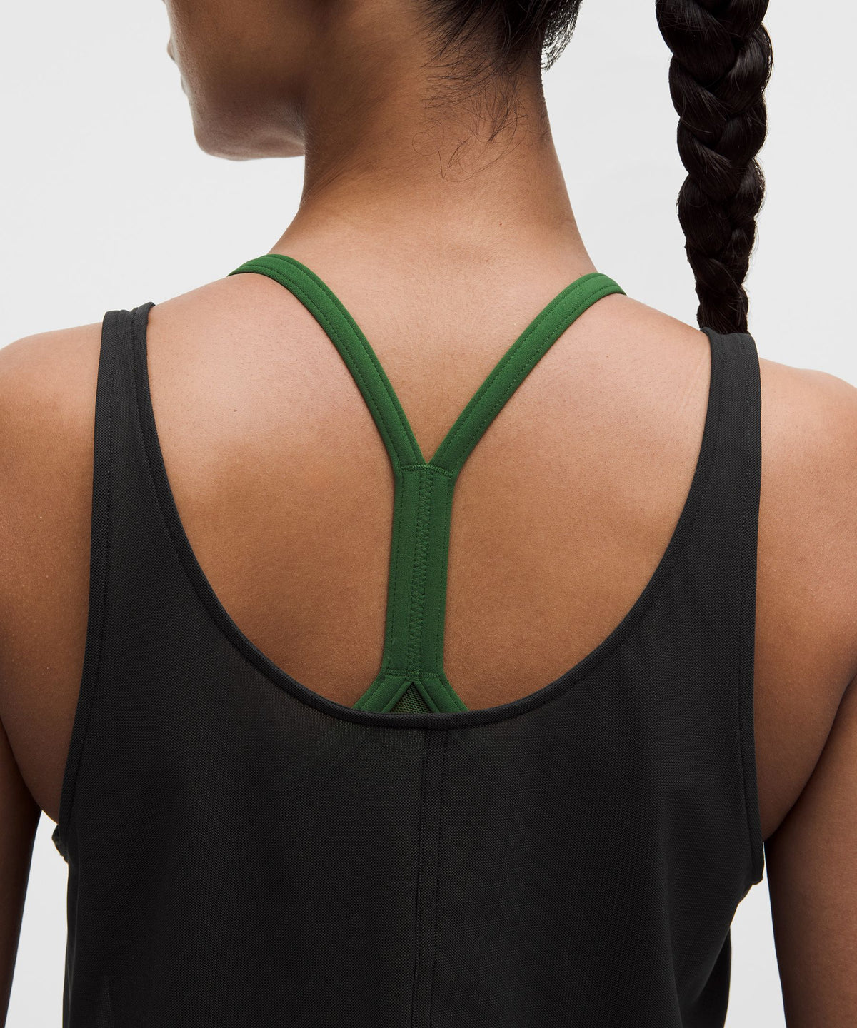 Stretch Mesh Relaxed-Fit Tank Top