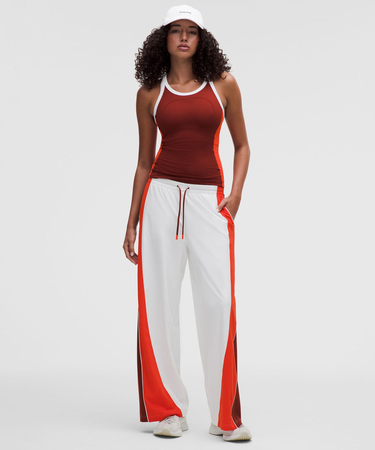 Swiftly Tech Racerback Tank Top 2.0 Waist LengthColourblock